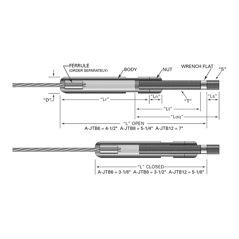 Adjust-A-Body® Threaded Bolt