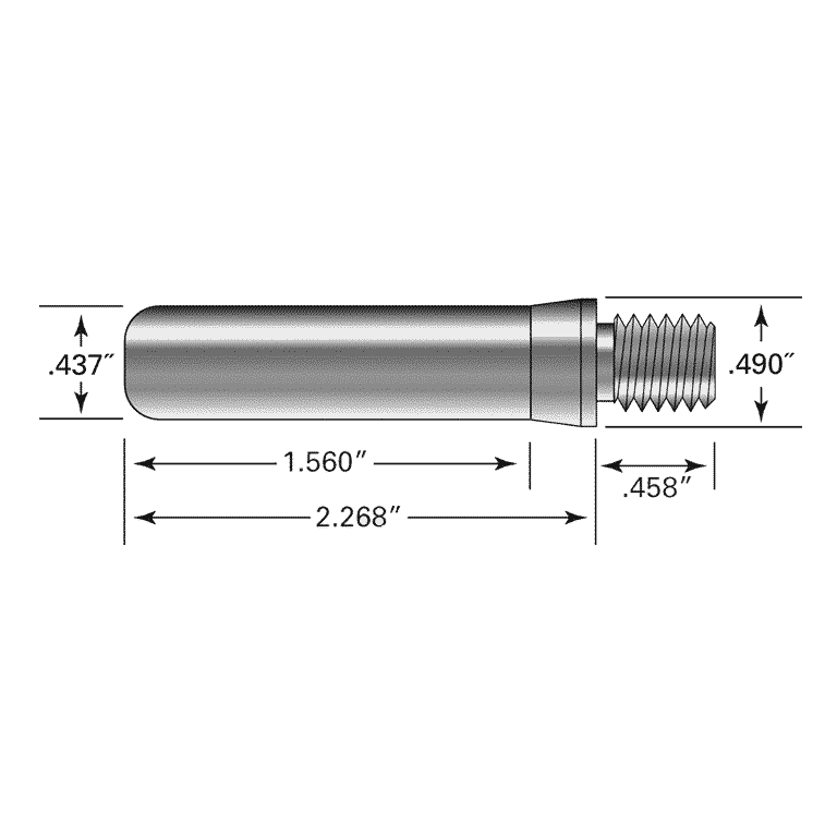 Adjust-A-Body® with Concrete Anchor Bolt schematic