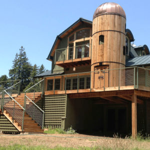 Feature project photo - Farmhouse Resort with Cable Railing