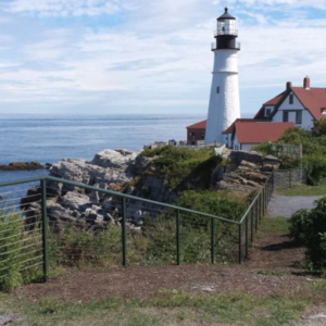 Feature project photo - Lighthouse using Cable Railing