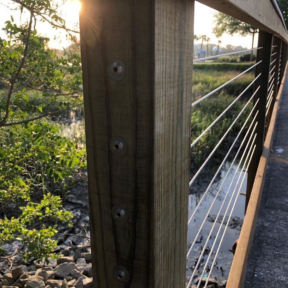 Harbour Island Cable Railing Bridge Installation