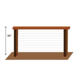 Model of 36 inch height