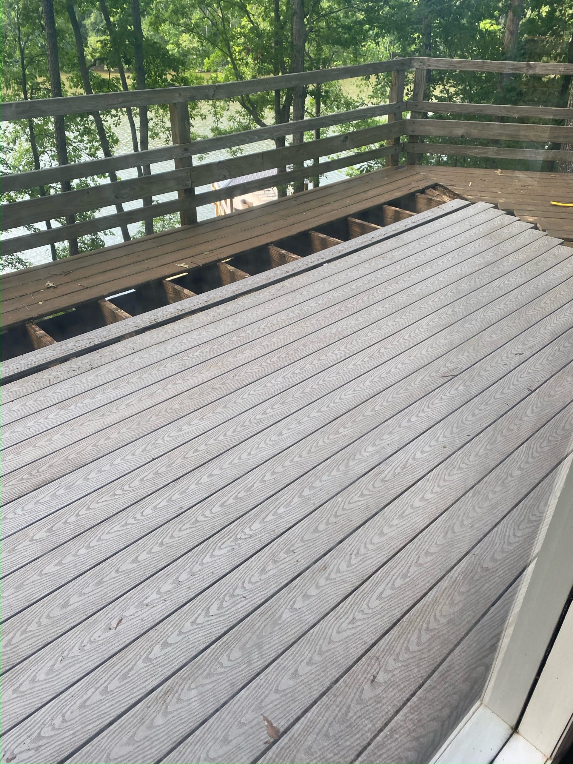 before deck rehab